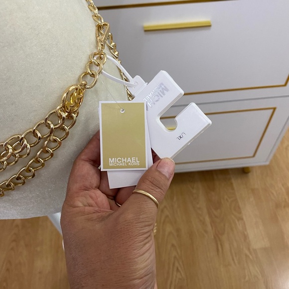 MICHAEL KORS WOMEN’S GOLD METAL BELT SIZE L/XL - Picture 8 of 11